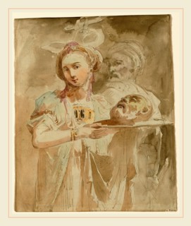 Giuseppe Bernardino Bison, Italian (1762-1844), Salome with the Head of Saint John the Baptist, c.