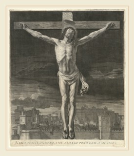 Jean Morin, after Philippe de Champaigne, Christ Dying on the Cross, French, c. 1600-1650, c. 1650,
