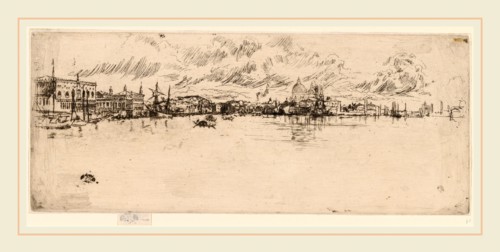 James McNeill Whistler, American (1834-1903), Long Venice, 1879-1880, etching