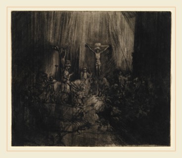Rembrandt van Rijn, Dutch (1606-1669), Christ Crucified between the Two Thieves (The Three