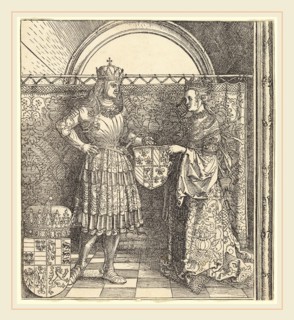Albrecht DÃ¼rer, The Betrothal of Maximilian with Mary of Burgundy, German, 1471-1528, 1511,
