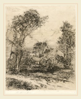 Mary Nimmo Moran, American (1842-1899), The Home Sweet Home of John Howard Payne, Easthampton,