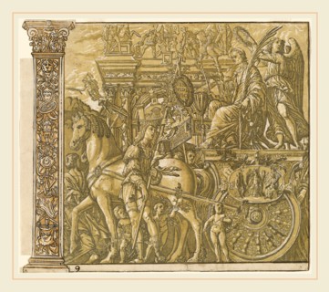 Andrea Andreani after Andrea Mantegna, Italian (1558-1559-1629), The Triumph of Julius Caesar [no.9
