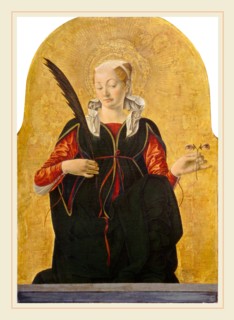 Francesco del Cossa, Saint Lucy, Italian, c. 1436-1477-1478, c. 1473-1474, tempera on panel