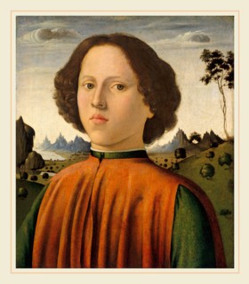 Biagio d'Antonio, Italian (c. 1446-1516), Portrait of a Boy, c. 1476-1480, oil and tempera on panel