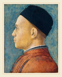 Andrea Mantegna, Portrait of a Man, Italian, c. 1431-1506, c. 1470, tempera on hardboard