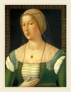 Girolamo di Benvenuto, Portrait of a Young Woman, Italian, 1470-1524, c. 1508, oil on panel
