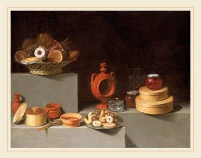 Juan van der Hamen y LeÃ³n, Still Life with Sweets and Pottery, Spanish, 1596-1631, 1627, oil on
