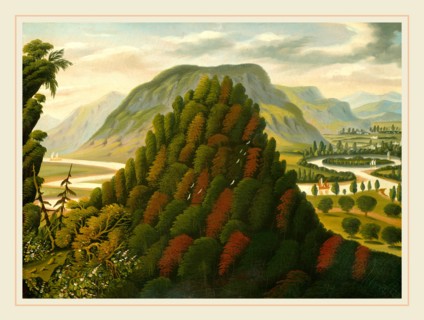 Thomas Chambers, American (1808-1866 or after), The Connecticut Valley, mid 19th century, oil on