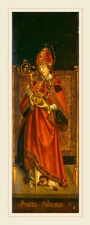 Tyrolean 16th Century, Saint Alban of Mainz, c. 1500-1525, oil on panel