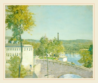 Julian Alden Weir, U.S. Thread Company Mills, Willimantic, Connecticut, American, 1852-1919, c.