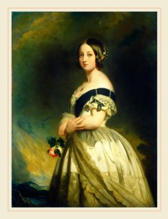 Studio of Franz Xaver Winterhalter, Queen Victoria, c. 1843, oil on canvas
