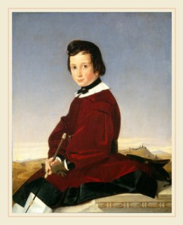Charles David, French (1797-1869), Portrait of a Young Horsewoman, 1839, oil on canvas