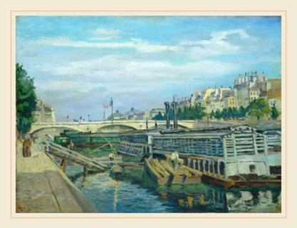 Jean-Baptiste-Armand Guillaumin, French (1841-1927), The Bridge of Louis Philippe, 1875, oil on