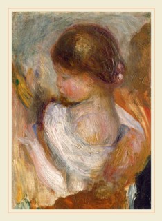 Auguste Renoir, Young Girl Reading, French, 1841-1919, c. 1888, oil on canvas
