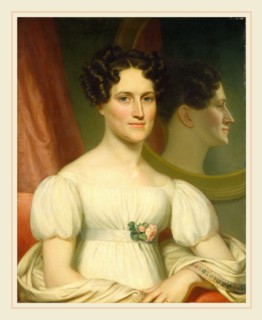 John Vanderlyn, American (1775-1852), Mary Ellis Bell (Mrs. Isaac Bell), c. 1827, oil on canvas