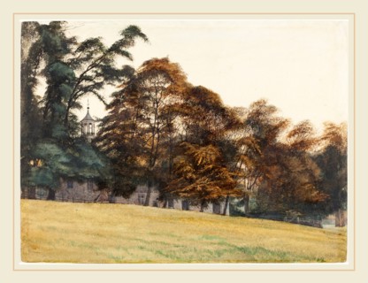George Howard, 9th earl of Carlisle, The Grounds at Castle Howard, British, 1843-1911, watercolor