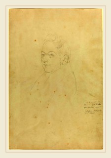 William Blake, British (1757-1827), John Linnell, 1825, graphite