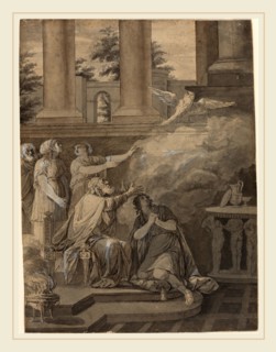Jean-Jacques-FranÃ§ois Le Barbier I, French (1738-1826), Pallas Athene in the Form of a Bird
