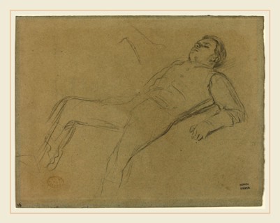 Edgar Degas, French (1834-1917), Fallen Jockey (study for "Scene from the Steeplechase: The Fallen
