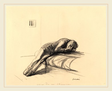 Jean-Louis Forain, Celui qui tira sur Clemenceau, French, 1852-1931, in or after 1919, brush and