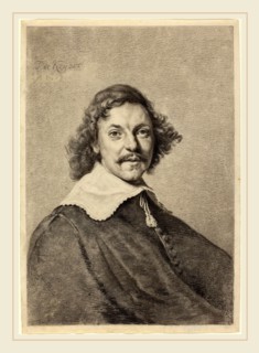Thomas de Keyser, Dutch (1596-1597-1667), Portrait of a Man, 1657, black chalk on vellum