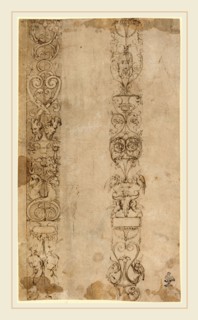 Pinturicchio, Italian (c. 1454-1513), Grotteschi, pen and brown ink