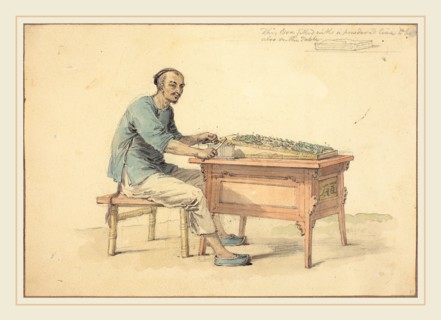 William Alexander, British (1767-1816), A Peasant Selling Betel, 1793-1794, watercolor with pen and