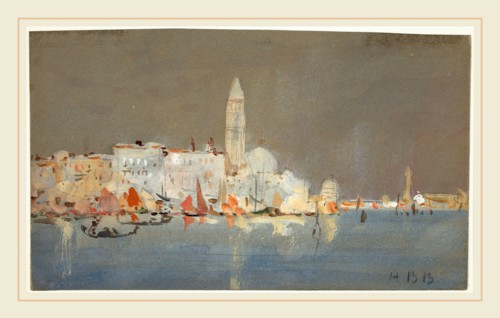 Hercules Brabazon Brabazon, View of Venice and the Isola di San Giorgio Maggiore from the Giudecca,
