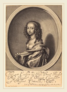 William Faithorne after Sir Anthony van Dyck,English, (1616-1691), Mary, Princess of Orange,