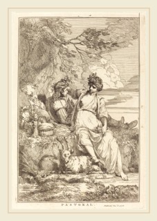 John Hamilton Mortimer, British (1740-1779), Pastoral, 1778, etching