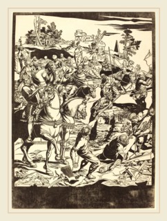 John Baptist Jackson after Jacopo Tintoretto,English, (1701-c. 1780), The Crucifixion [left plate],