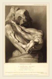 William Bond after William Hilton I after Thomas Banks, British (active c. 1799-1833), A Falling