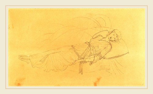 Sir Edward Coley Burne-Jones, British (1833-1898), La Belle au bois dormant, 1894, collotype on