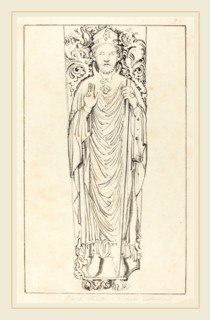 Maria Denman after John Flaxman, British (active 1812), Bishop Wulstan, in Worcester Cathedral,