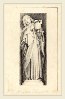 Maria Denman after John Flaxman, British (active 1812), Saint John, from Henry the Seventh's Chapel