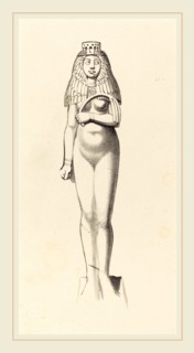 W. Walton after John Flaxman (British (?), active 19th century), Figure of Bubaste or Isis,