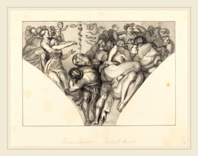William Sharp after John Flaxman, British (1749-1824), Brazen Serpent, from Michael Angelo,