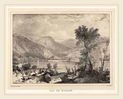 Richard Parkes Bonington after Francois Alexandre Pernot, British (1802-1828), Lac de Killin, 1826,