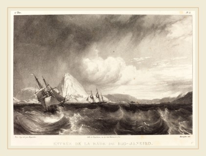Richard Parkes Bonington after Moritz Rugendas, British (1802-1828), Entree de la rade de