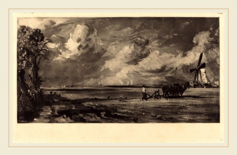 David Lucas after John Constable, British (1802-1881), Spring, c. 1832, mezzotint on laid paper