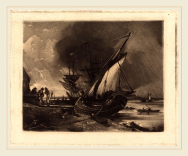 David Lucas after John Constable, British (1802-1881), View on the Orwell, in or after 1830,