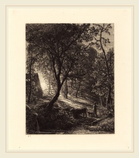 Samuel Palmer, British (1805-1881), The Herdsman's Cottage, 1850, etching on laid paper