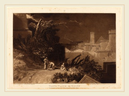 Joseph Mallord William Turner and William Say, British (1768-1834), Tenth Plague of Egypt,