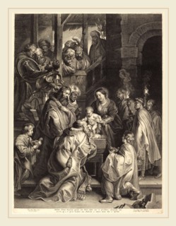 Nicolaes Lauwers, after Sir Peter Paul Rubens, Flemish (1600-1652), The Adoration of the Magi with