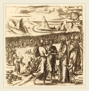 Léonard Gaultier, French (1561-1641), The Miracle of the Loaves and the Fishes, probably c.