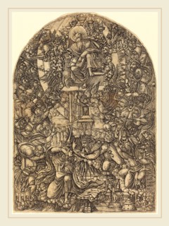 Jean Duvet, French (1485-c. 1570), Saint John Summoned to Heaven, 1546-1556, engraving