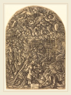 Jean Duvet, French (1485-c. 1570), The Dragon and the Beast, 1546-1556, engraving