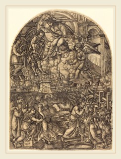 Jean Duvet, French (1485-c. 1570), The Winepress of the Wrath of God, 1546-1556, engraving