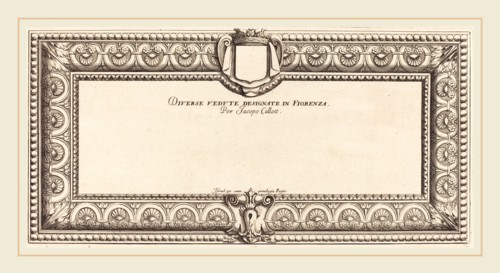 Attributed to FranÃ§ois Collignon, French (c. 1609-1657), Title Page for Callot's "Various Italian
